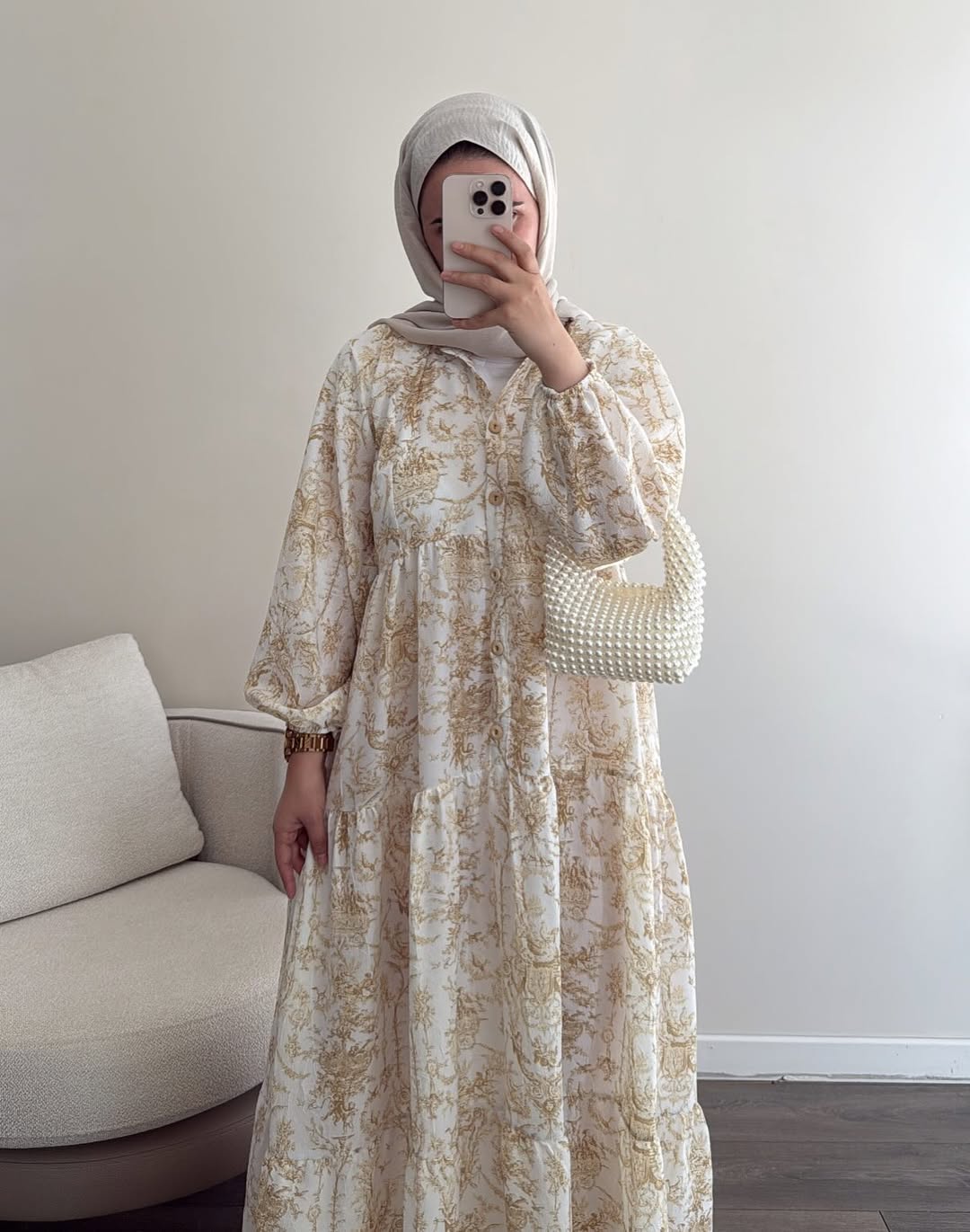 Summer dress (toil de jouy)