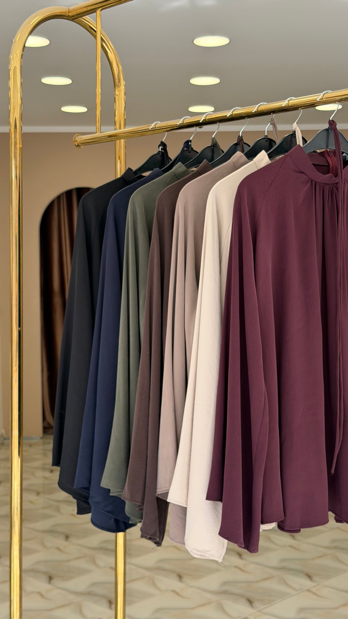 Fall season wide sleeve blouse