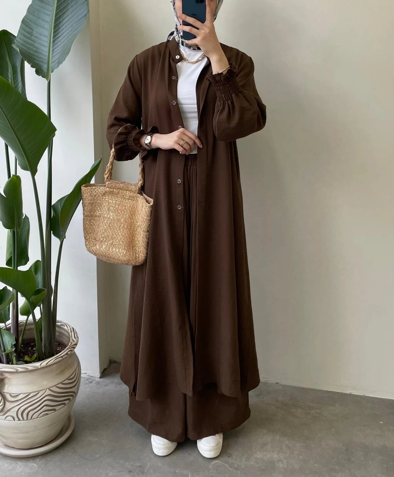 Ensemble pantalon large