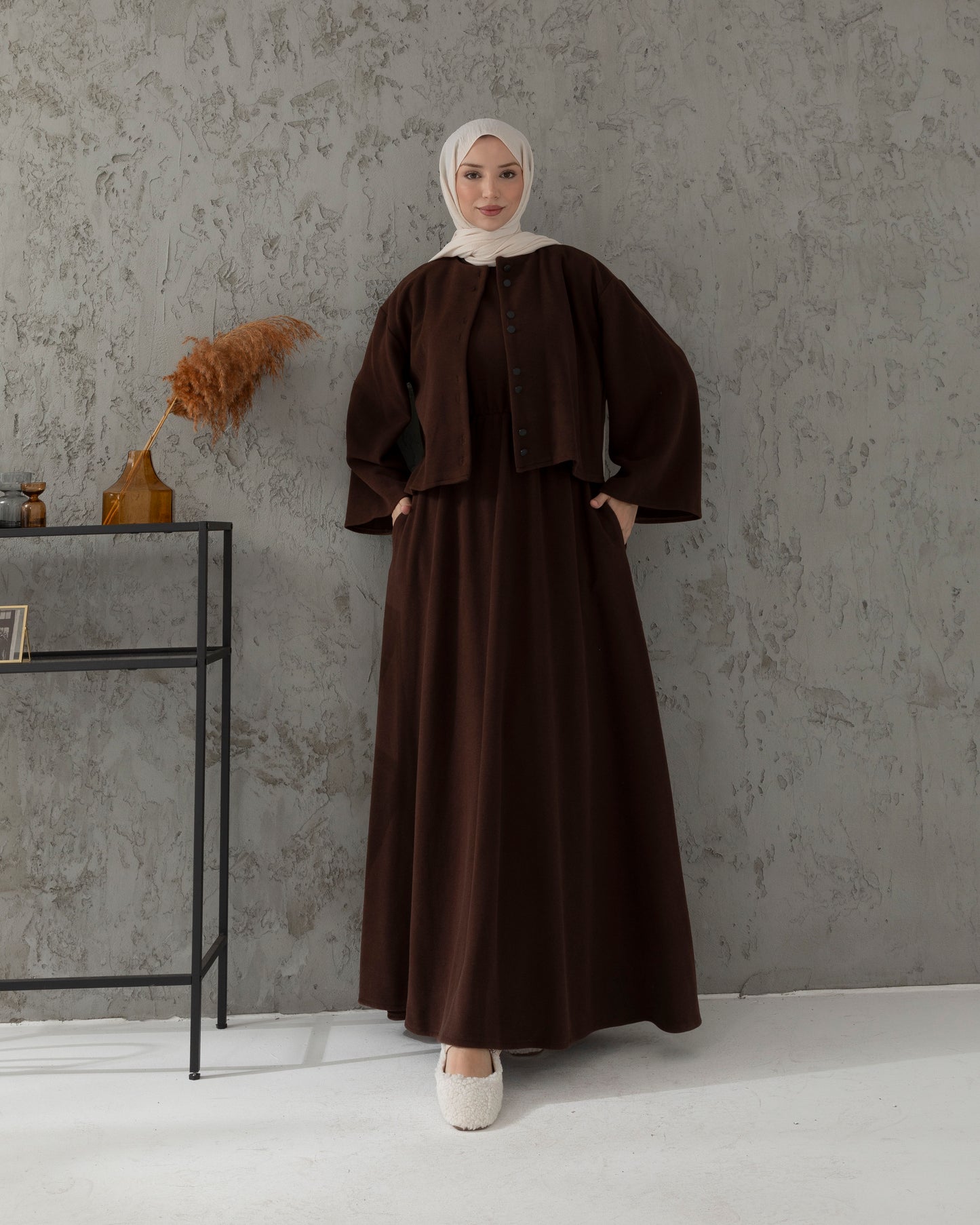 Robe évasée avec veste