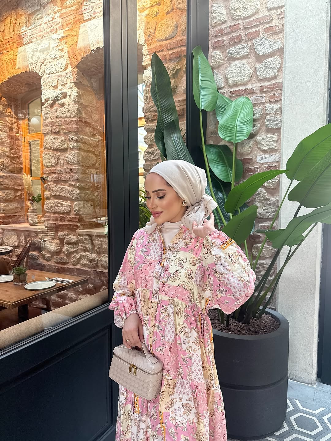 Summer dress (floral patchwork)