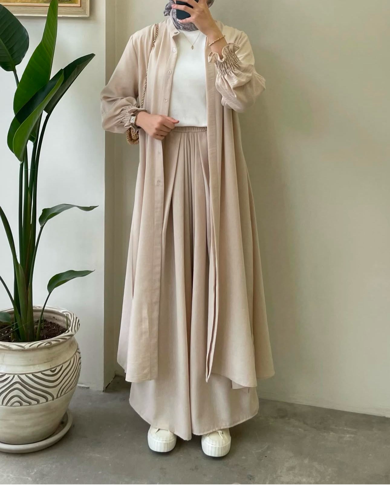 Ensemble pantalon large