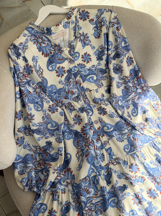 Summer dress (paisley pattern)