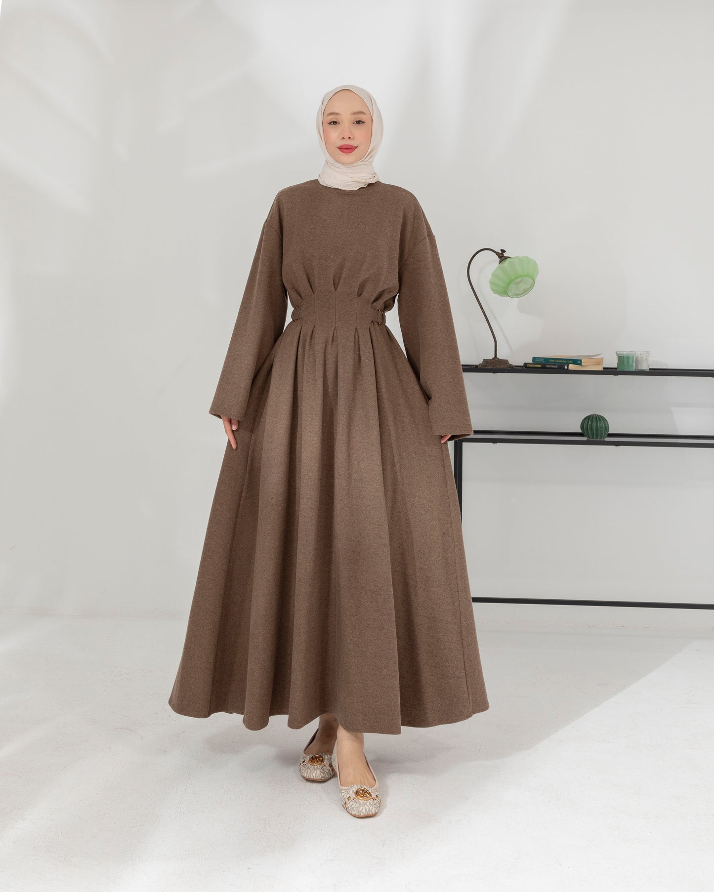 Fitted waist dress