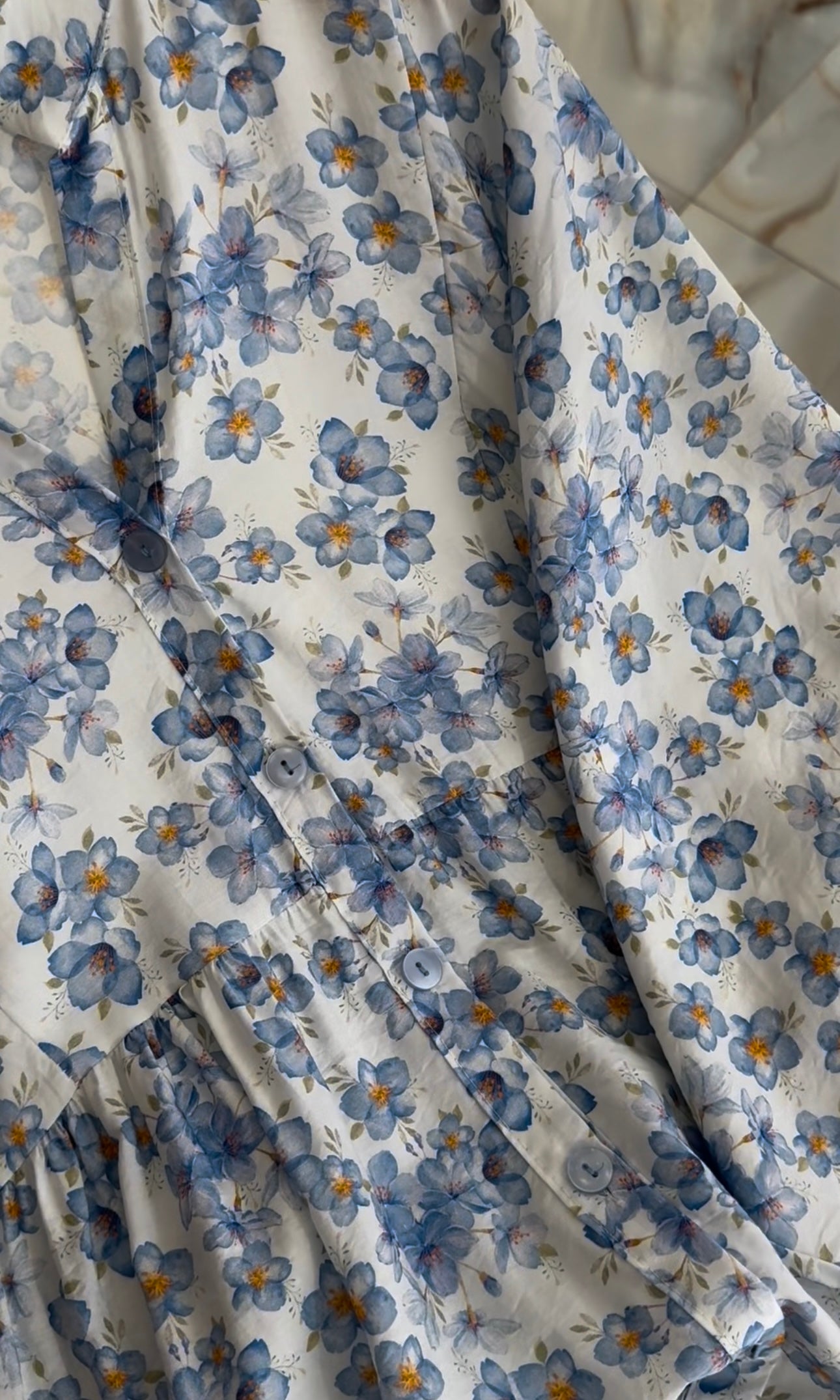 Summer dress (small flowers)