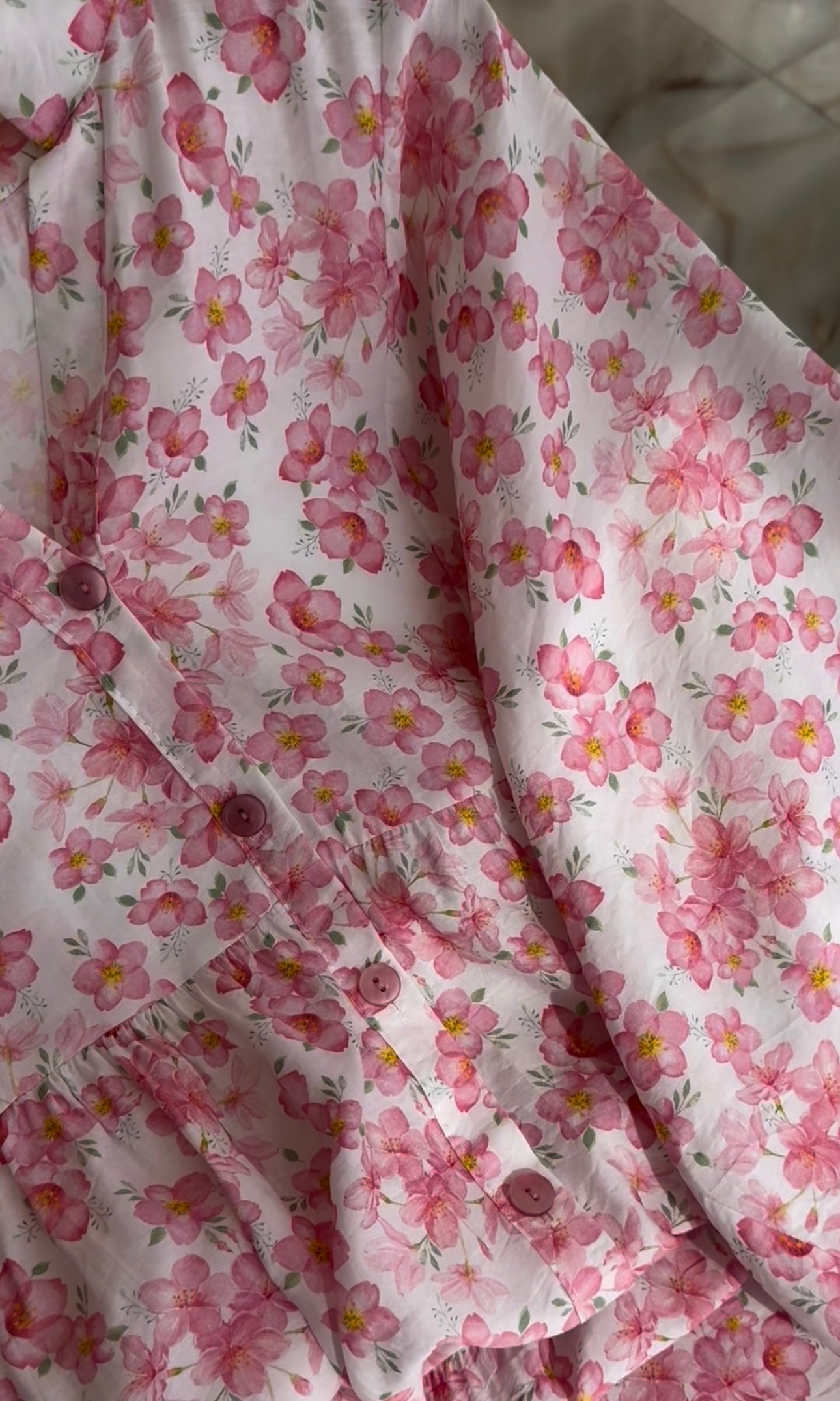 Summer dress (small flowers)