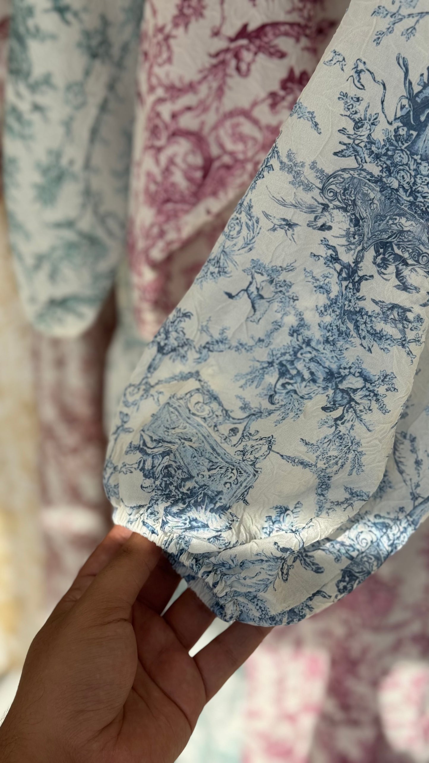 Summer dress (toil de jouy)