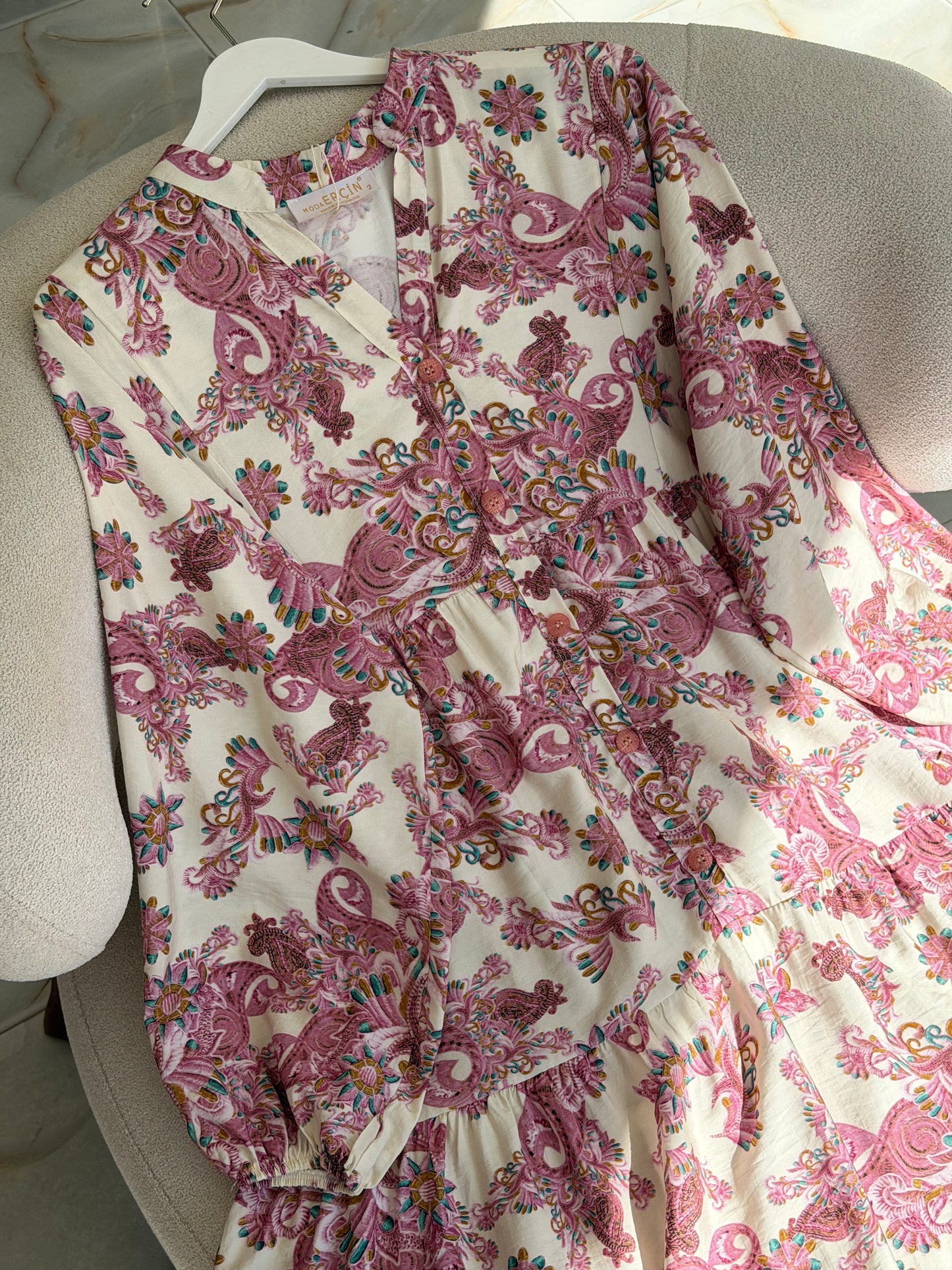 Summer dress (paisley pattern)