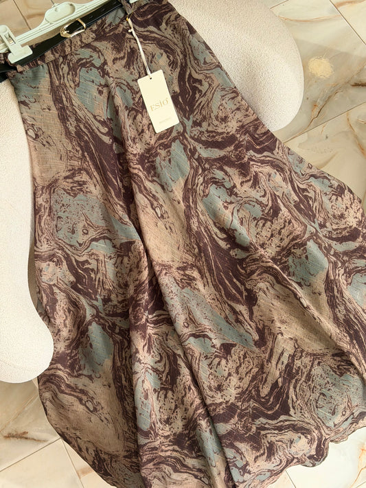 Colorful skirt (water color pattern) 105 cm