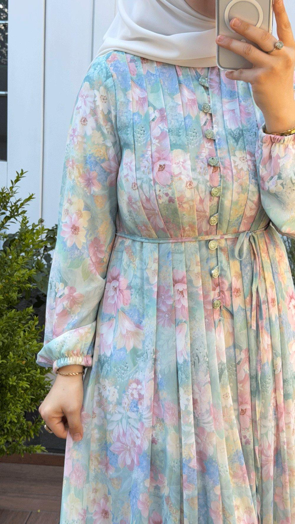 Soft floral dress