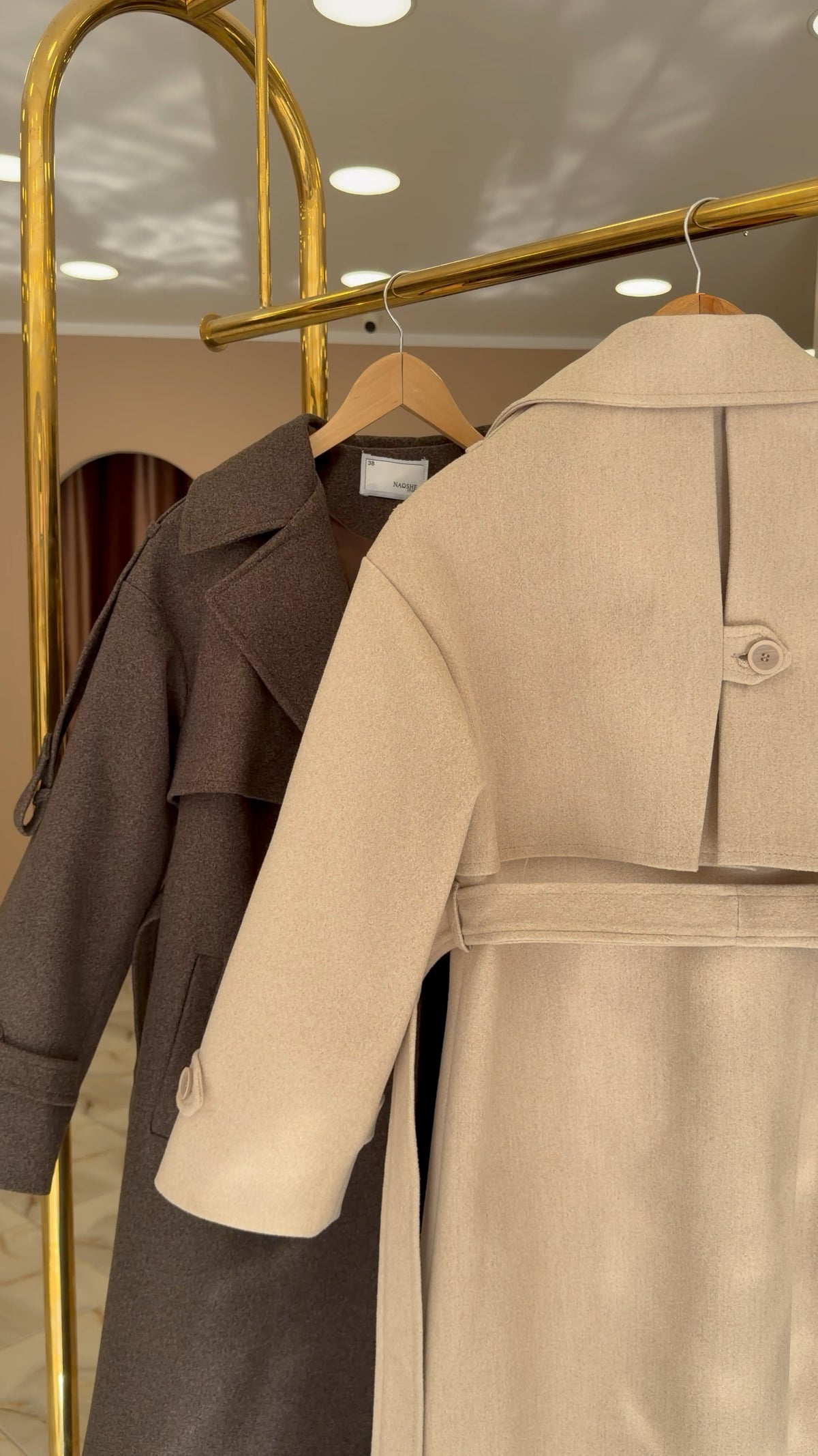 Long cachemire coat