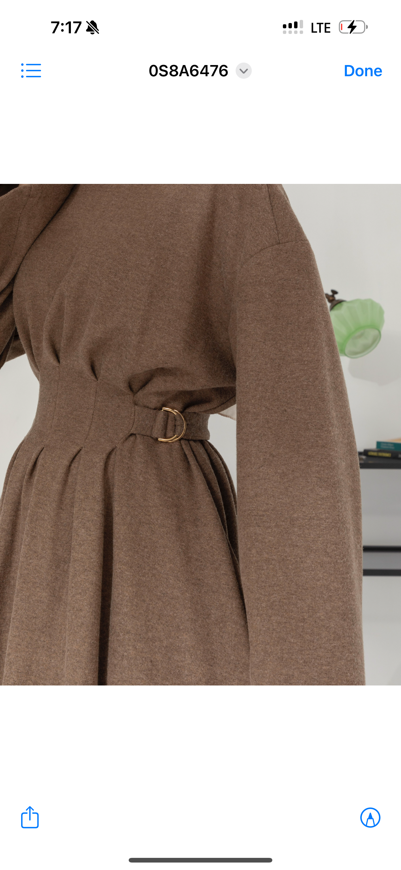 Fitted waist dress