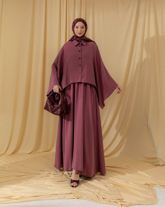 Modest two piece dress