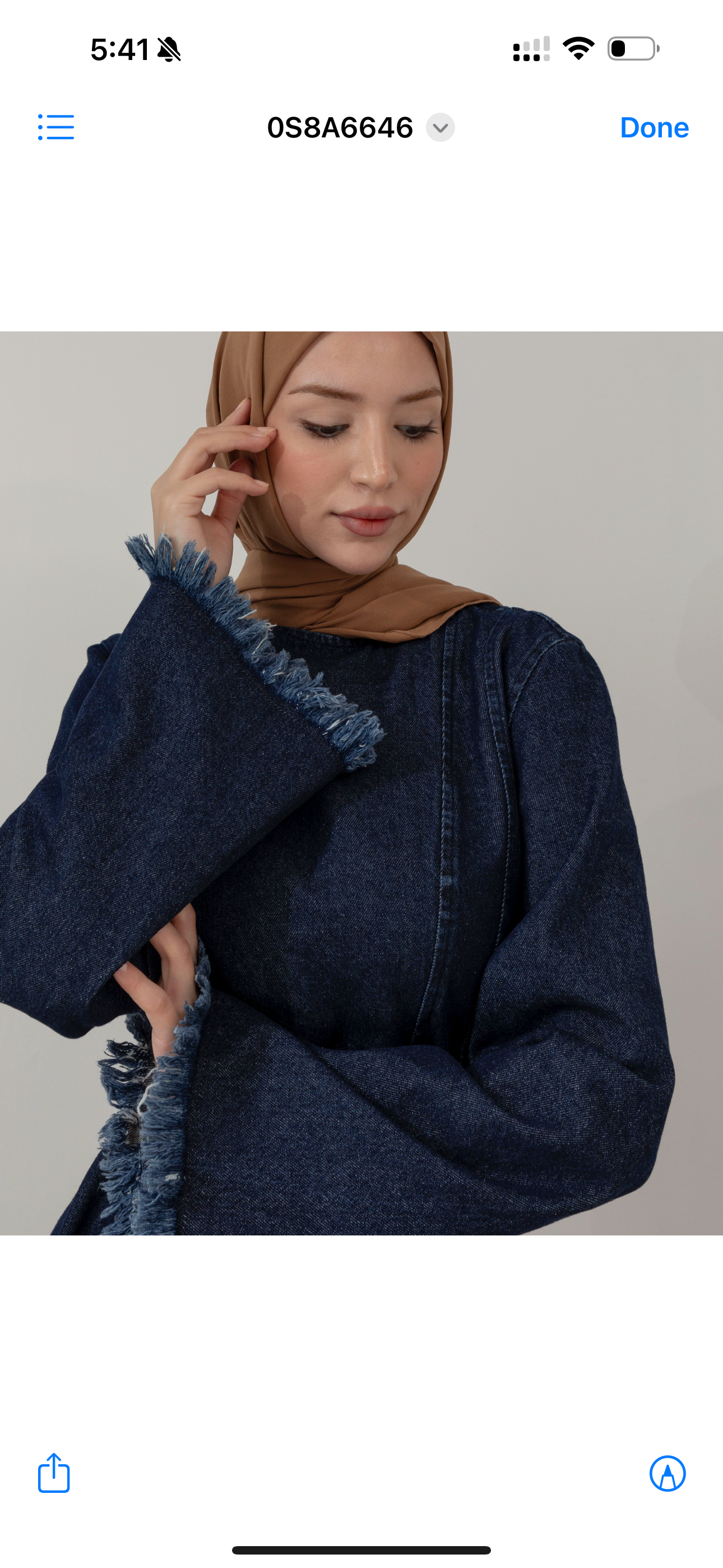 Cross belted denim dress