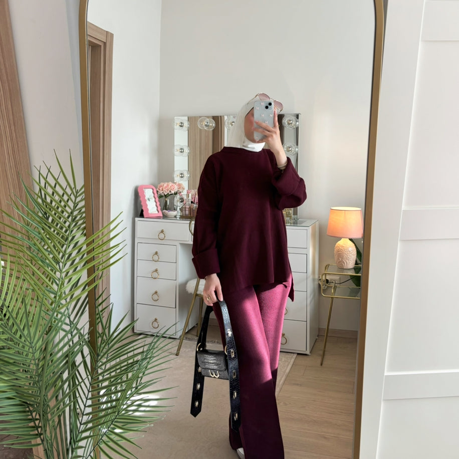 Oversized knitwear set