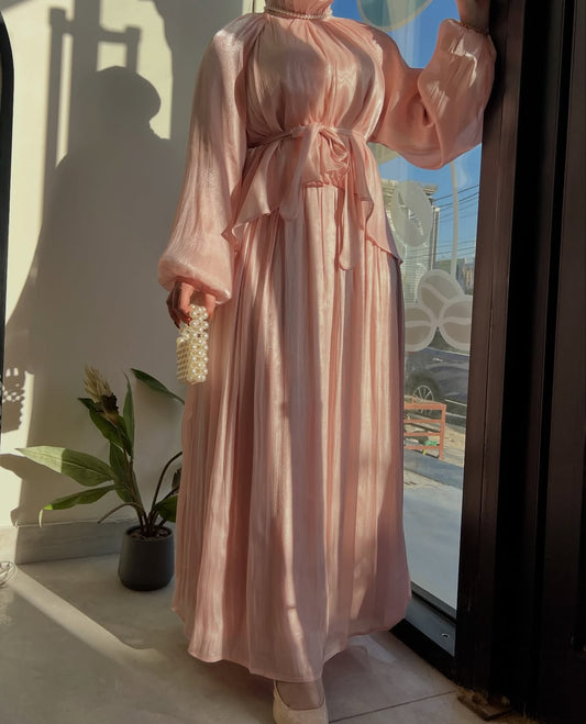 Brooch detail skirt set (ensemble jupe avec broche)