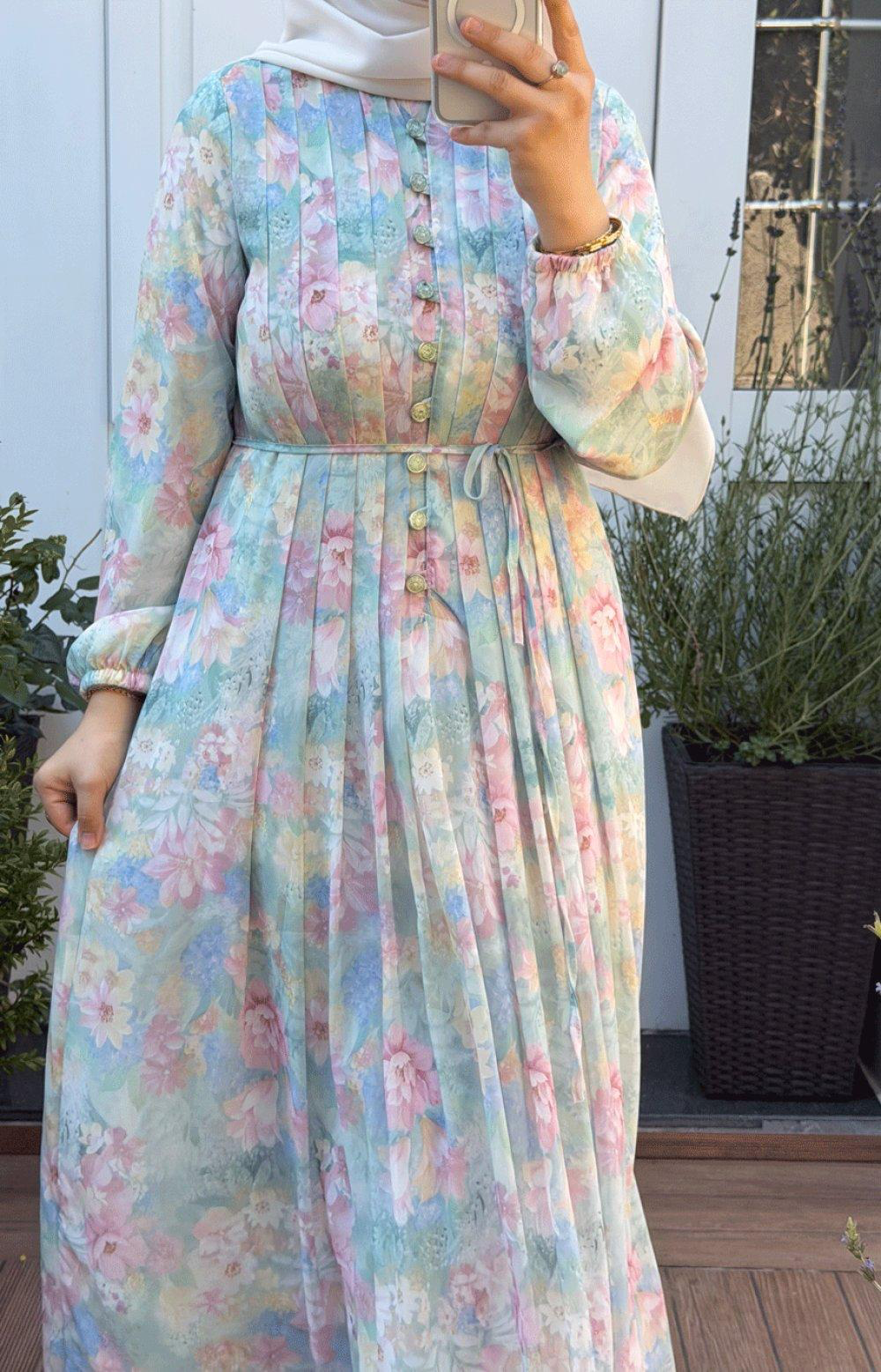 Soft floral dress