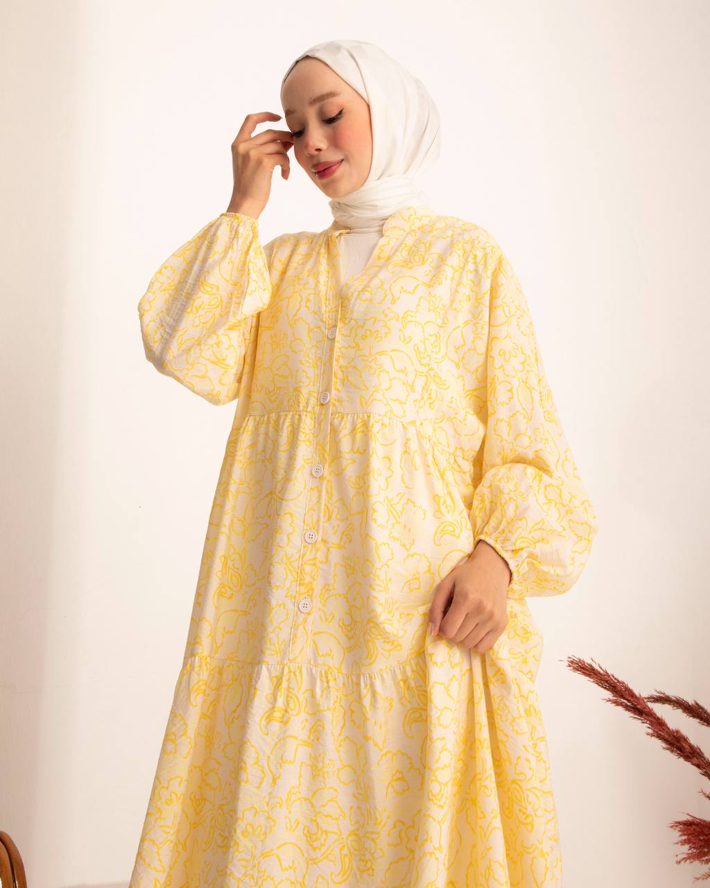 Summer dress (Pink/Yellow)