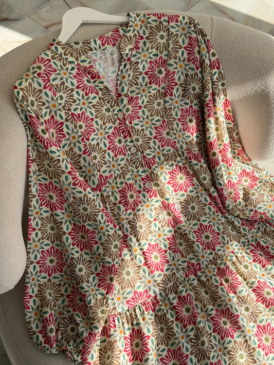 Summer dress (floral mosaic)
