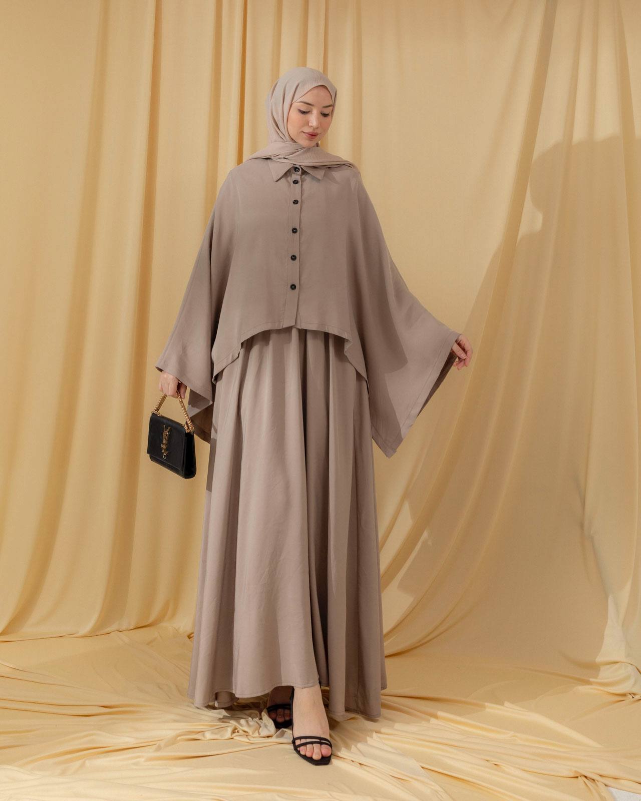 Modest two piece dress