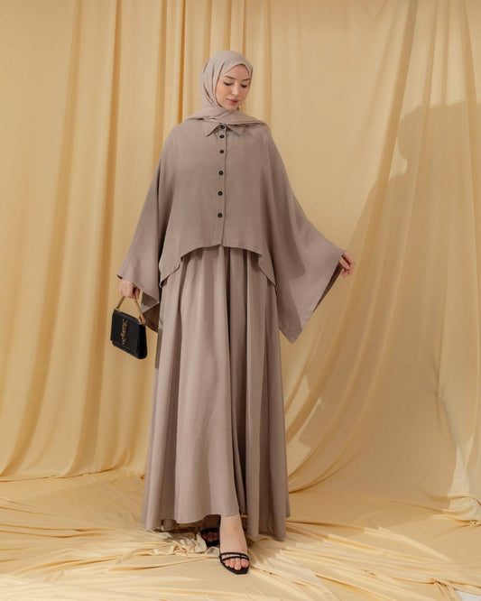 Modest two piece dress
