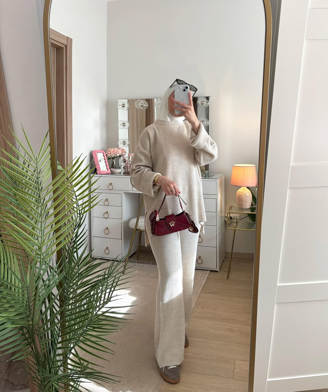 Oversized knitwear set