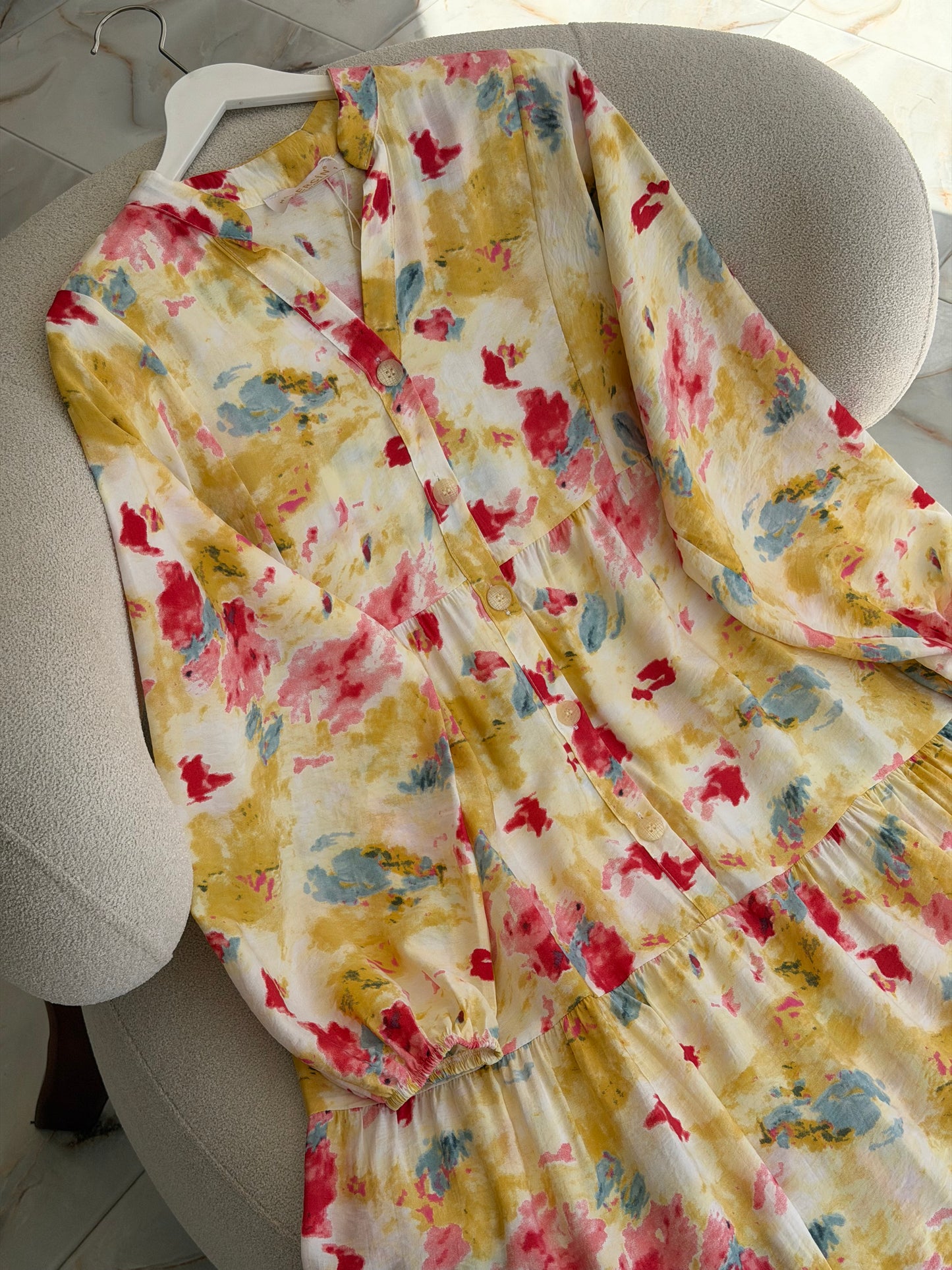 Summer dress (watercolor bloom)