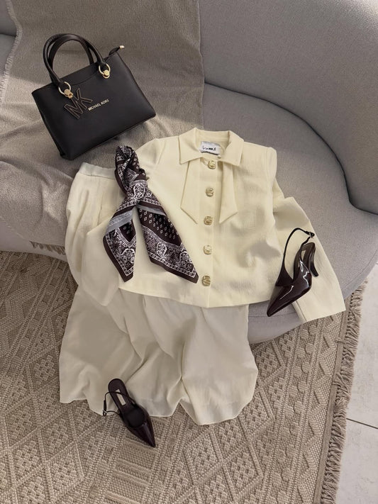 Henza classy skirt set