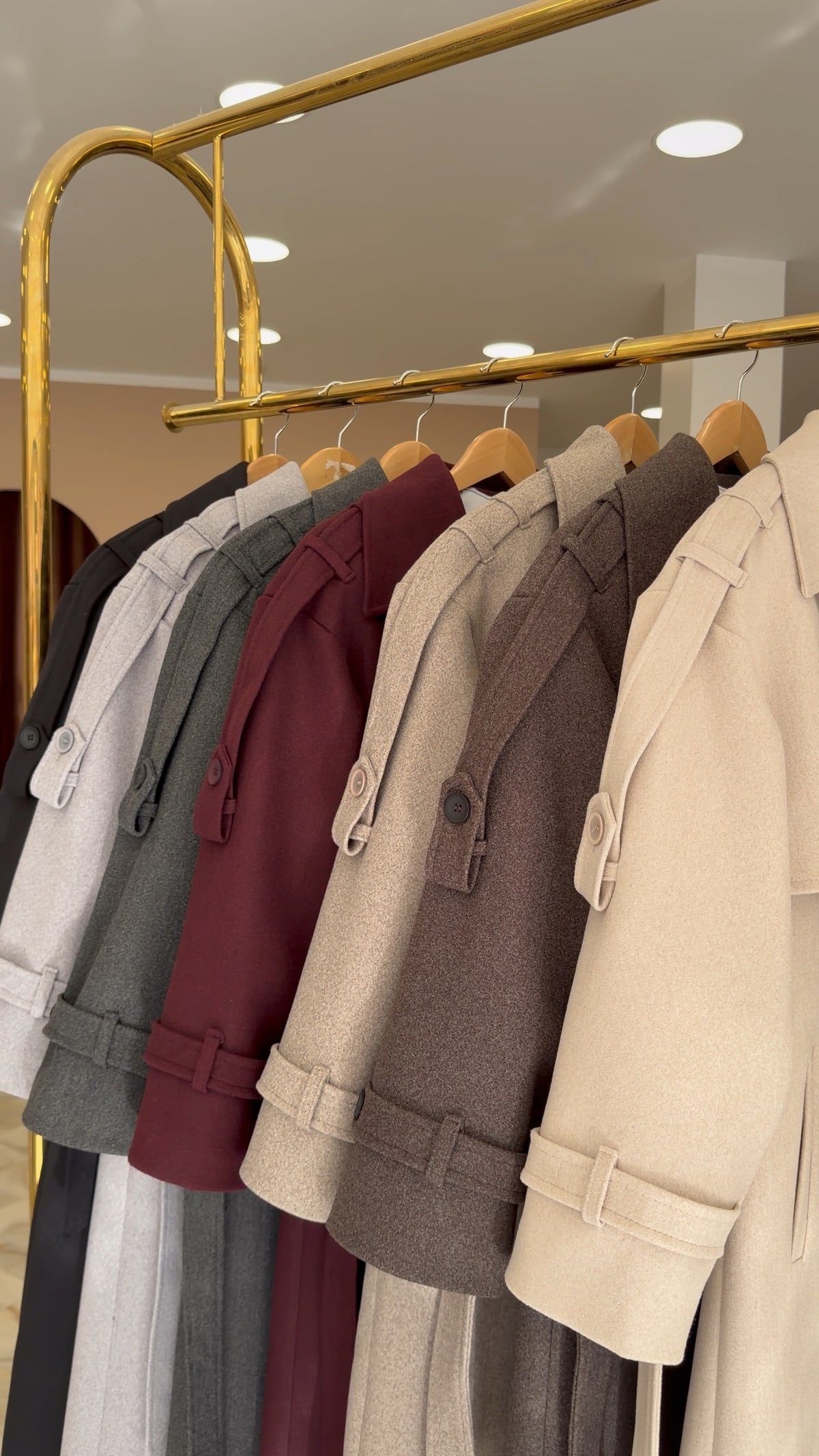 Long cachemire coat