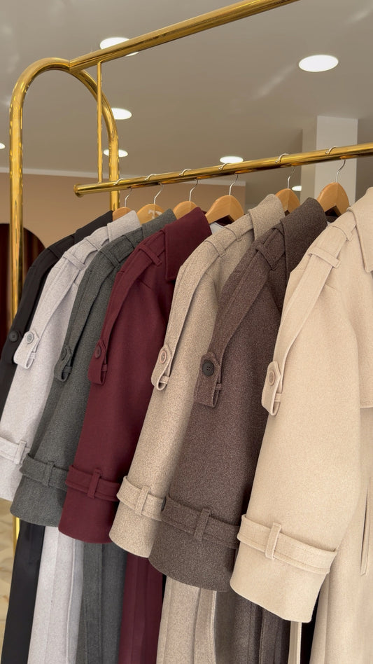 Long cachemire coat