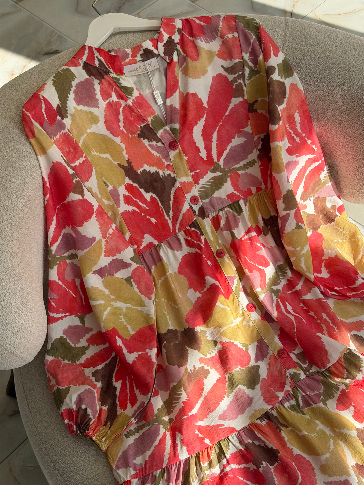 Summer dress (tropical mosaic)