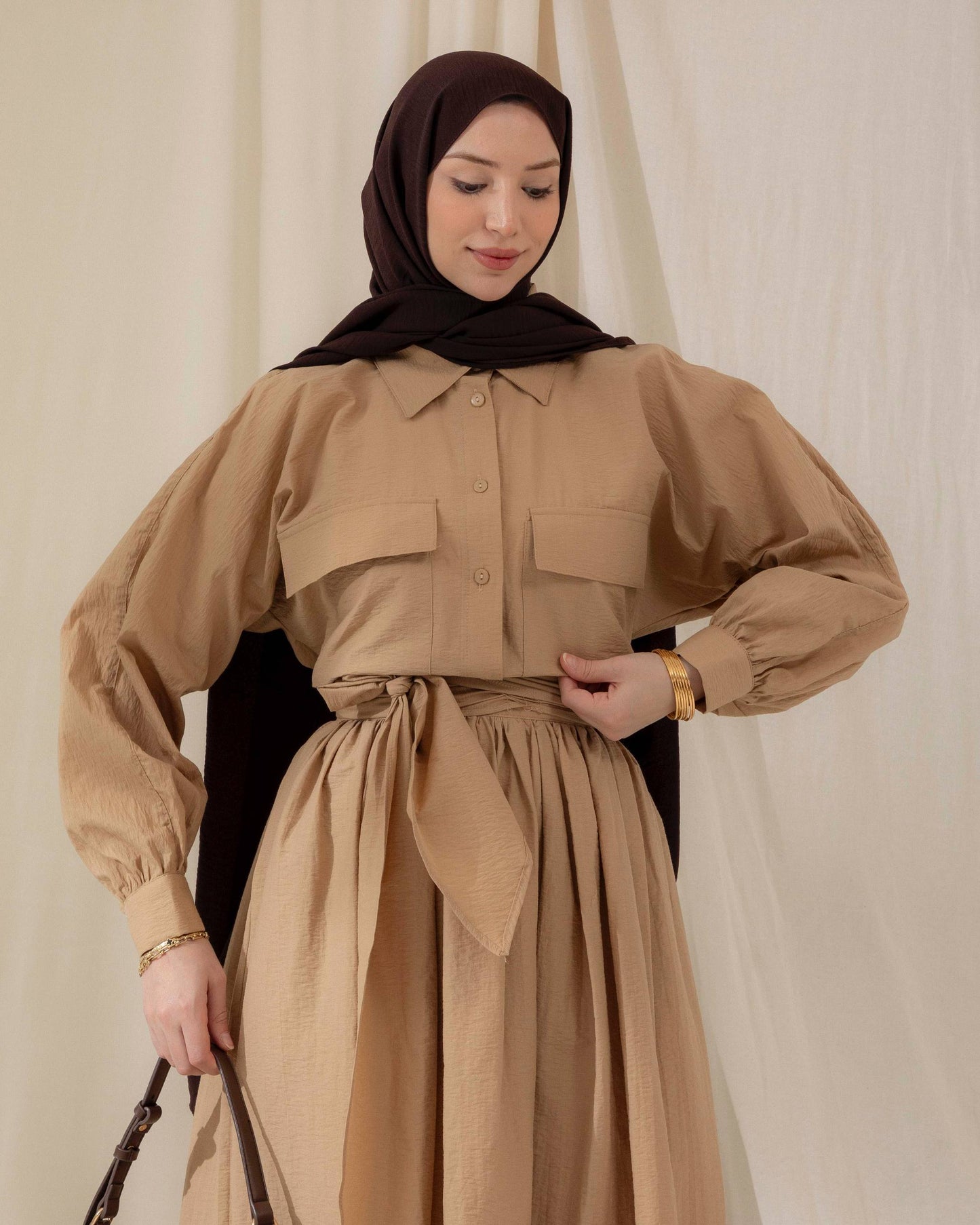 Meri elegant skirt set