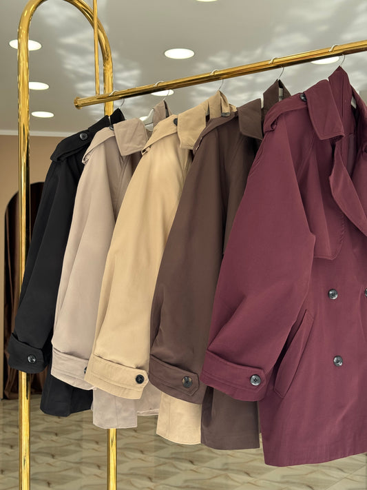 Trending oversized trench coat