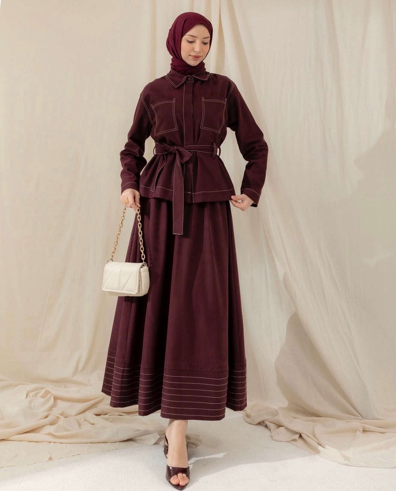 Haze skirt set