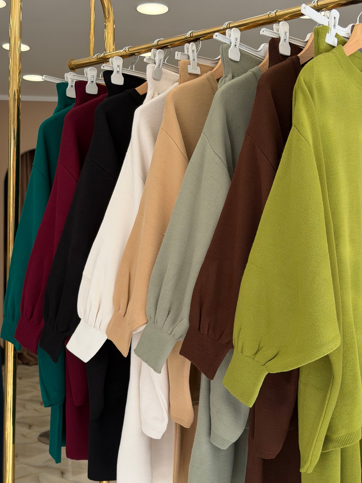 Oversized sweatshirt skirt set