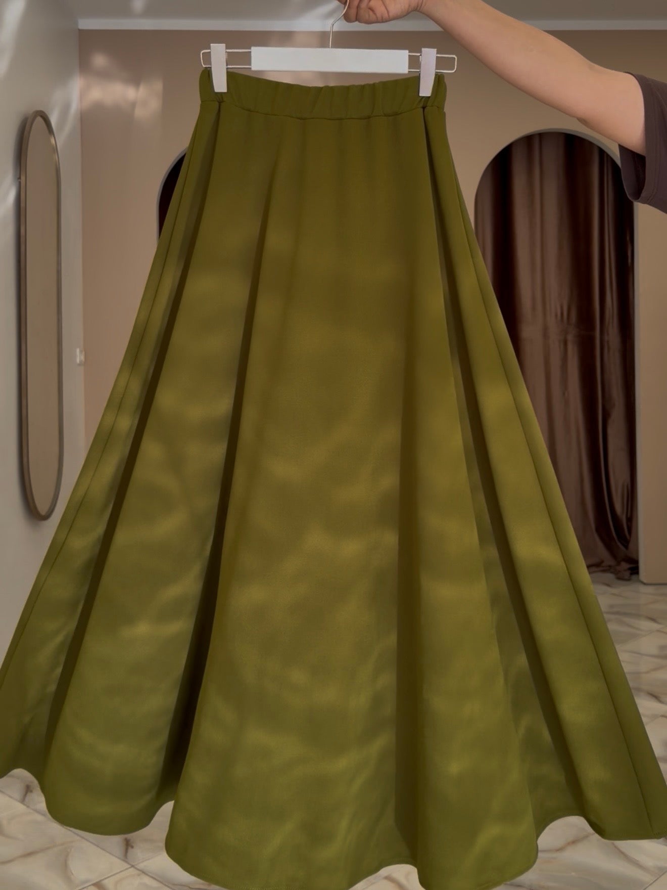 Jupe Sultana (crêpe premium/100cm/cloch)