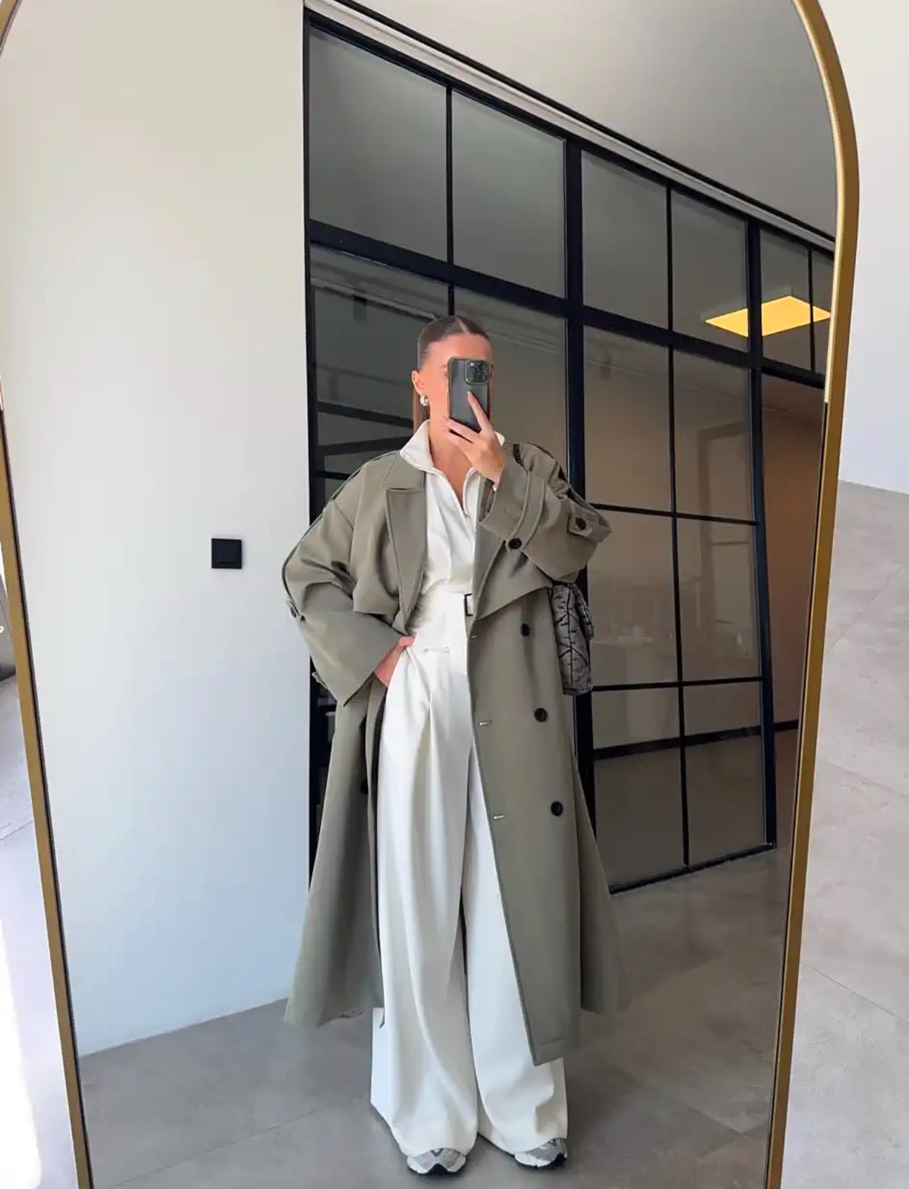Perry oversized trench coat