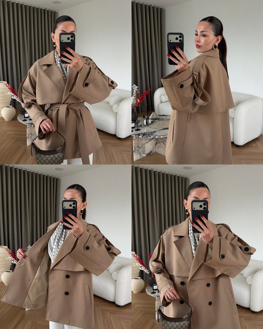Perry oversized trench coat