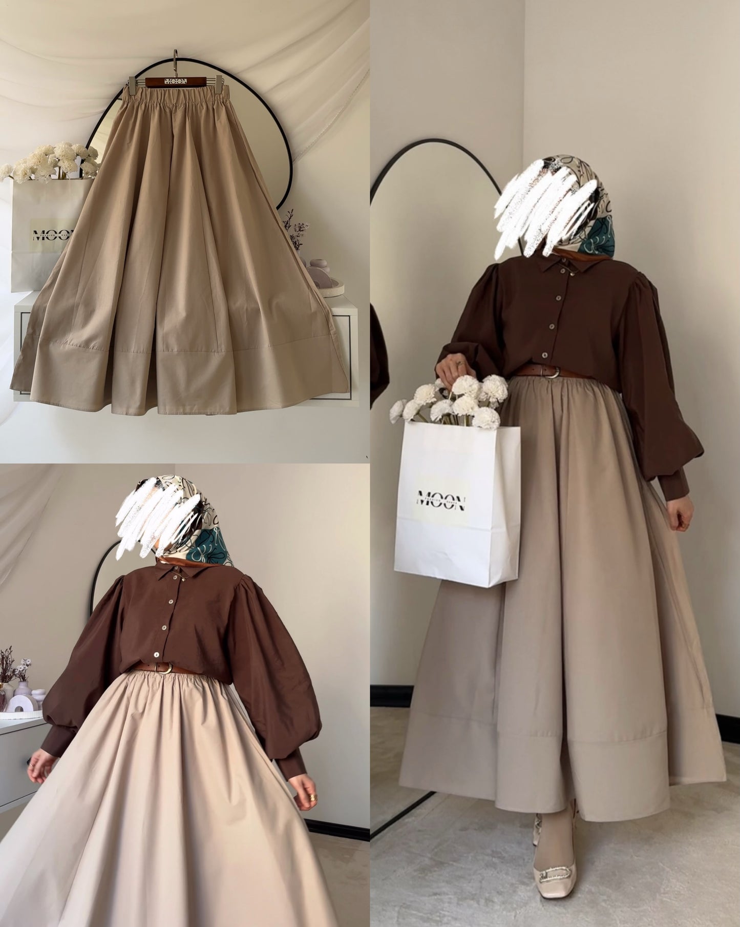 Elegant puffy sleeve shirt