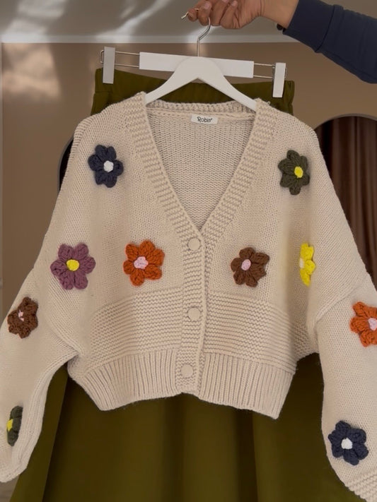 Floral cardigan