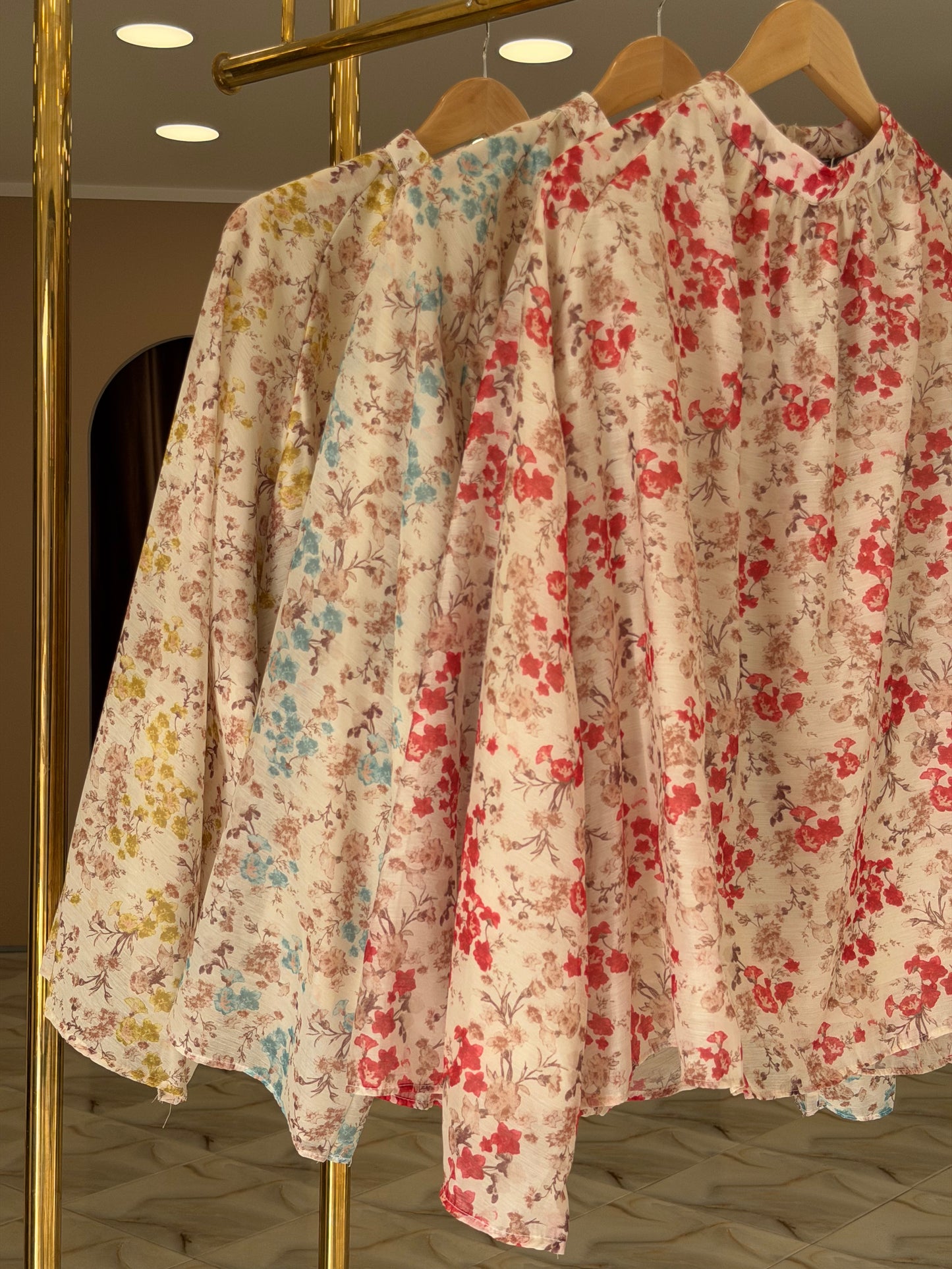Floral oversized blouse