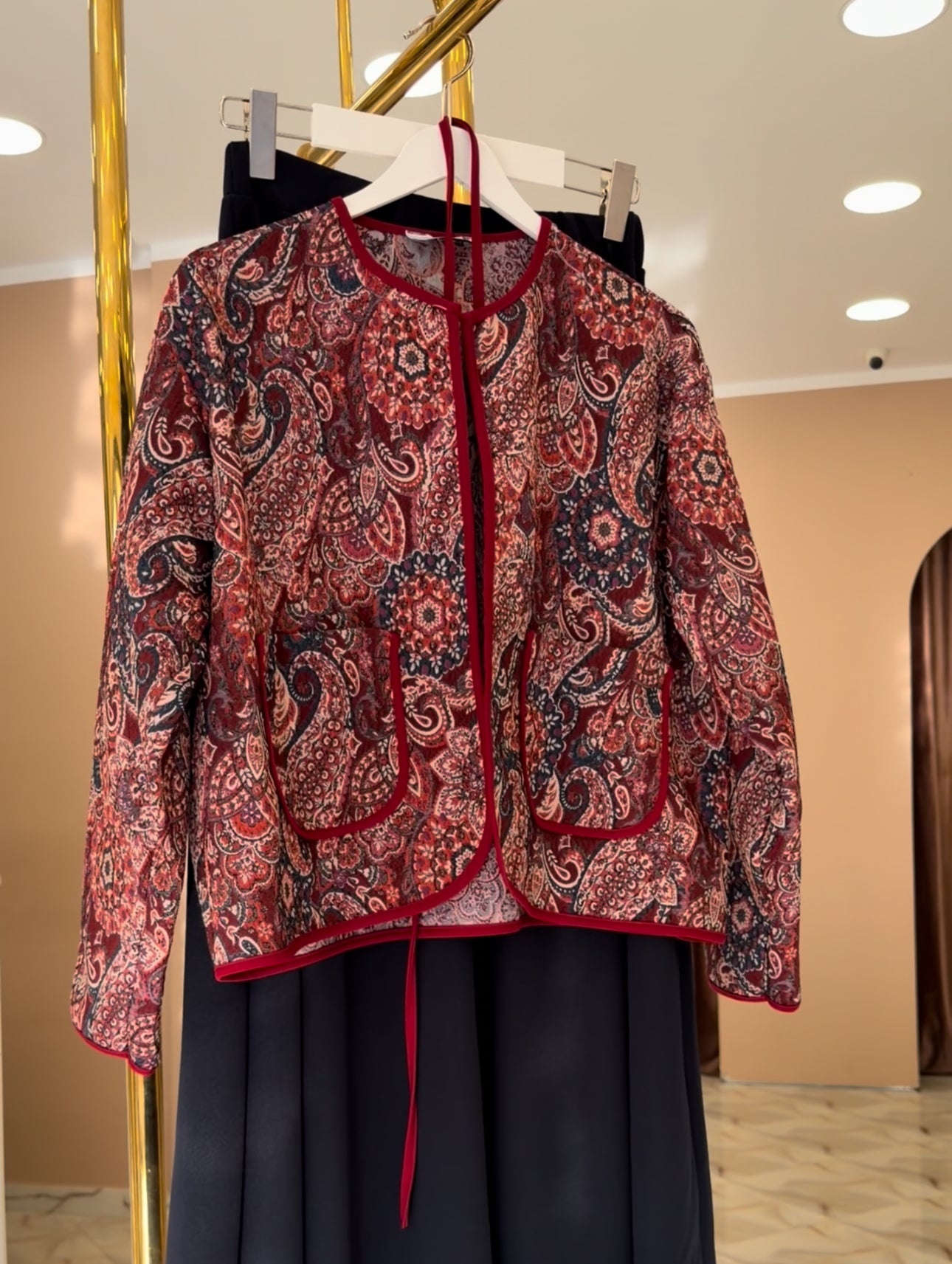 Ethnic pattern jacket
