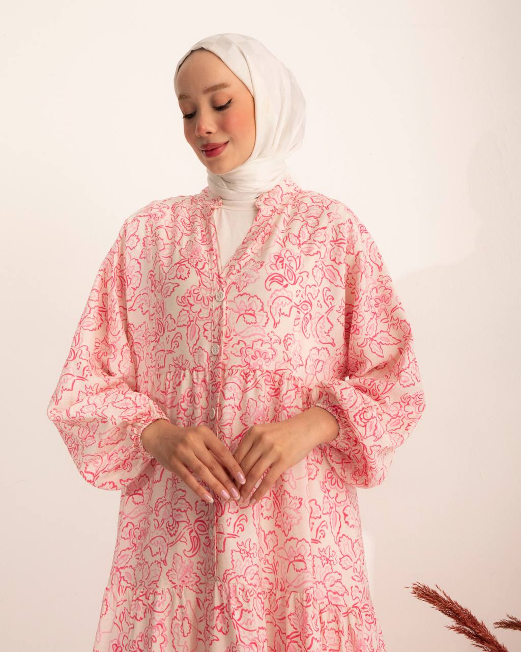 Summer dress (Pink/Yellow)
