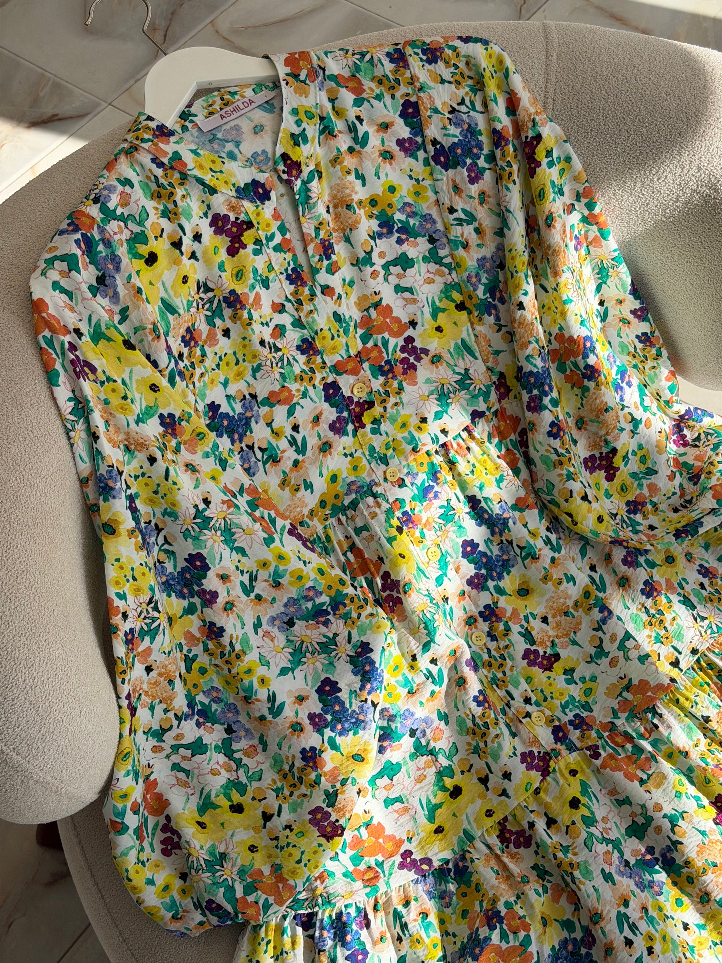 Summer dress (floral art)