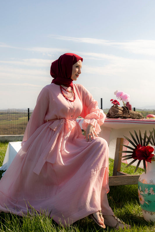 Meri pink dress