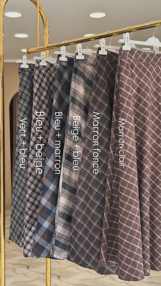 Trending plaid skirt