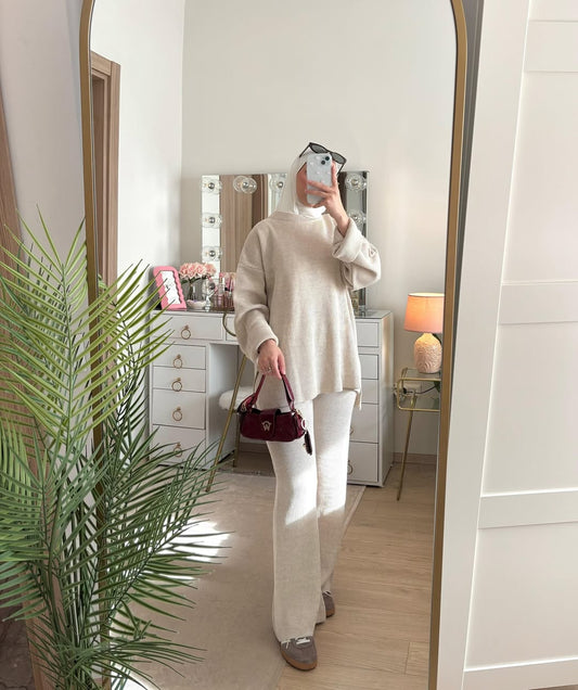 Oversized knitwear set