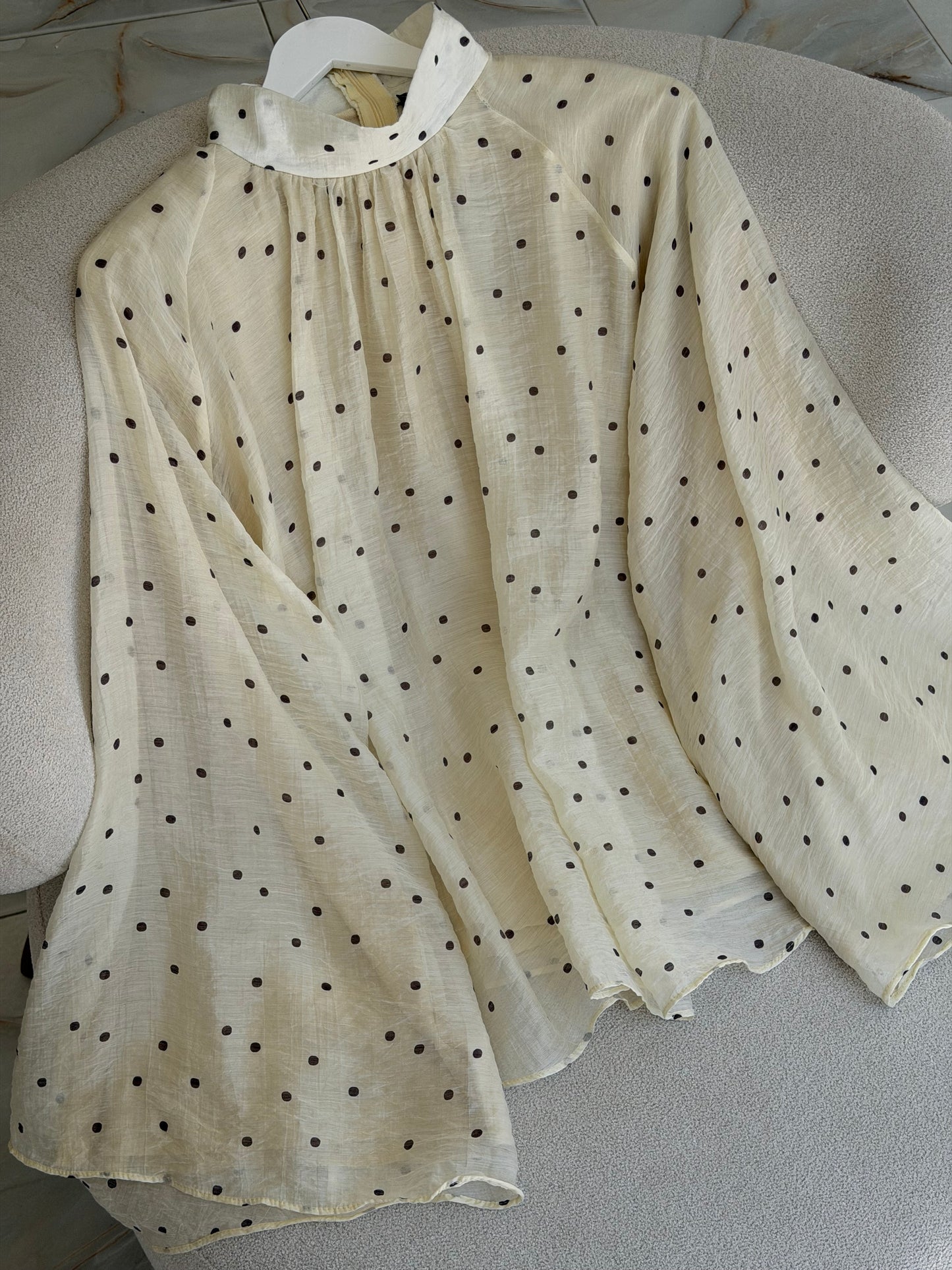 Trending polka dot blouse
