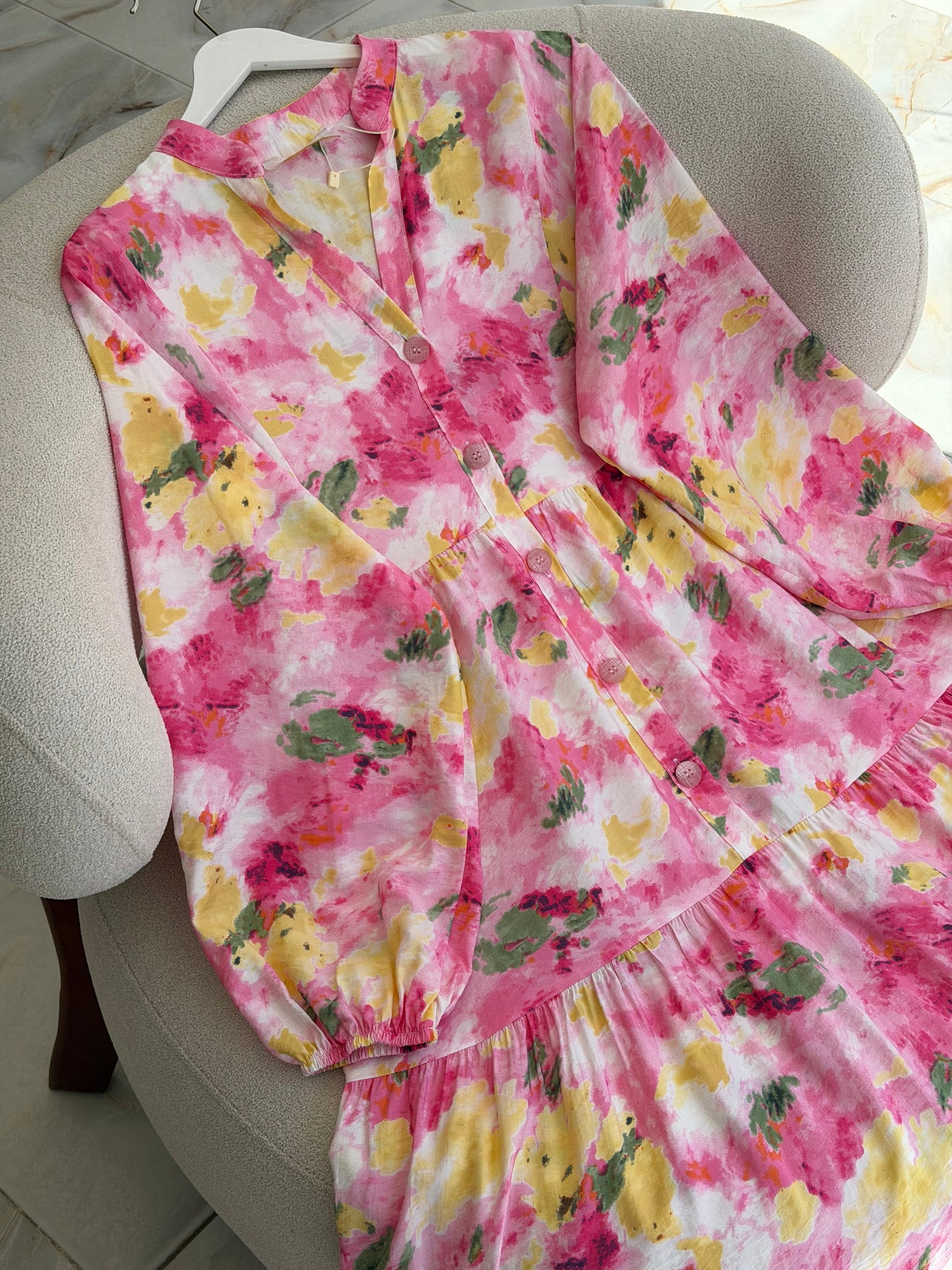 Summer dress (watercolor bloom)