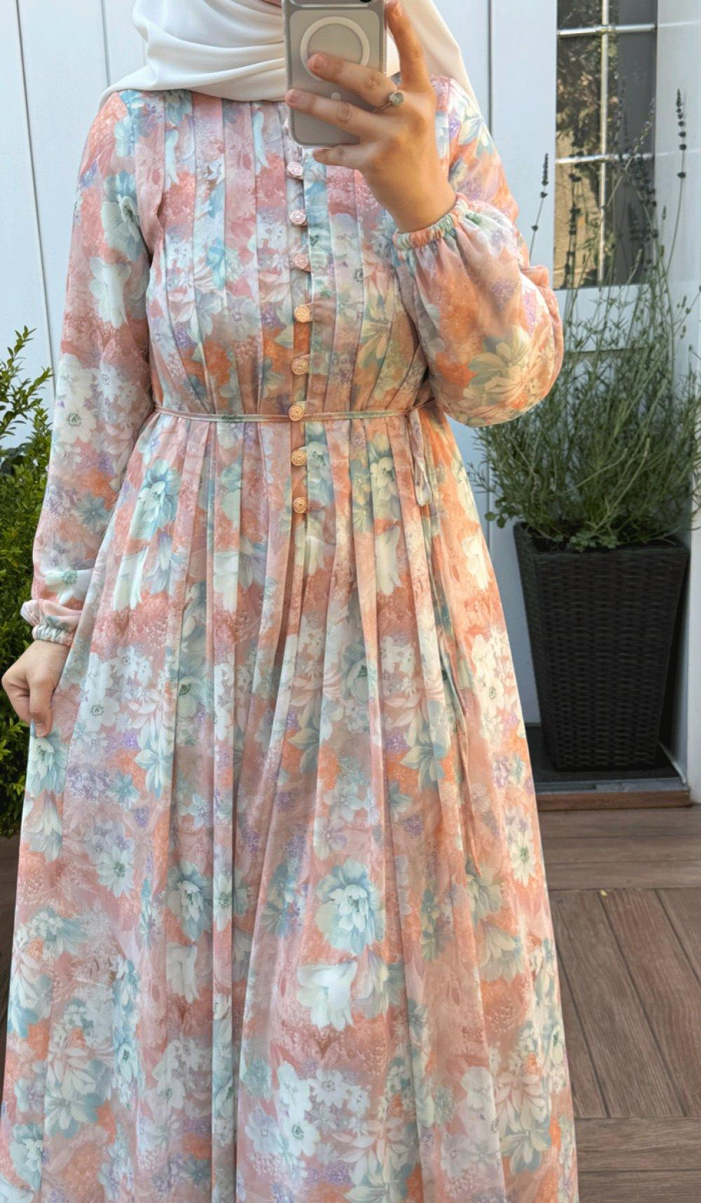 Soft floral dress